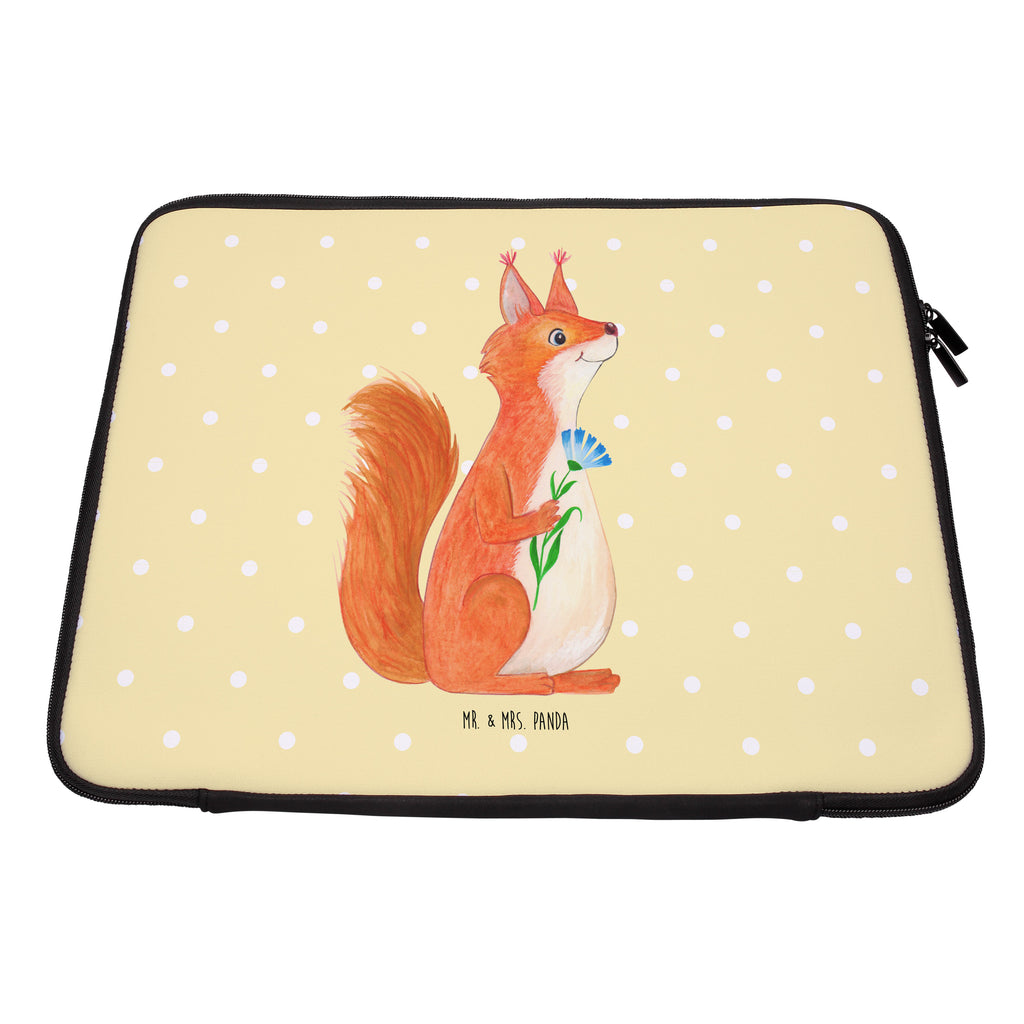 20 x 28 Notebook Tasche  Eichhörnchen Blume