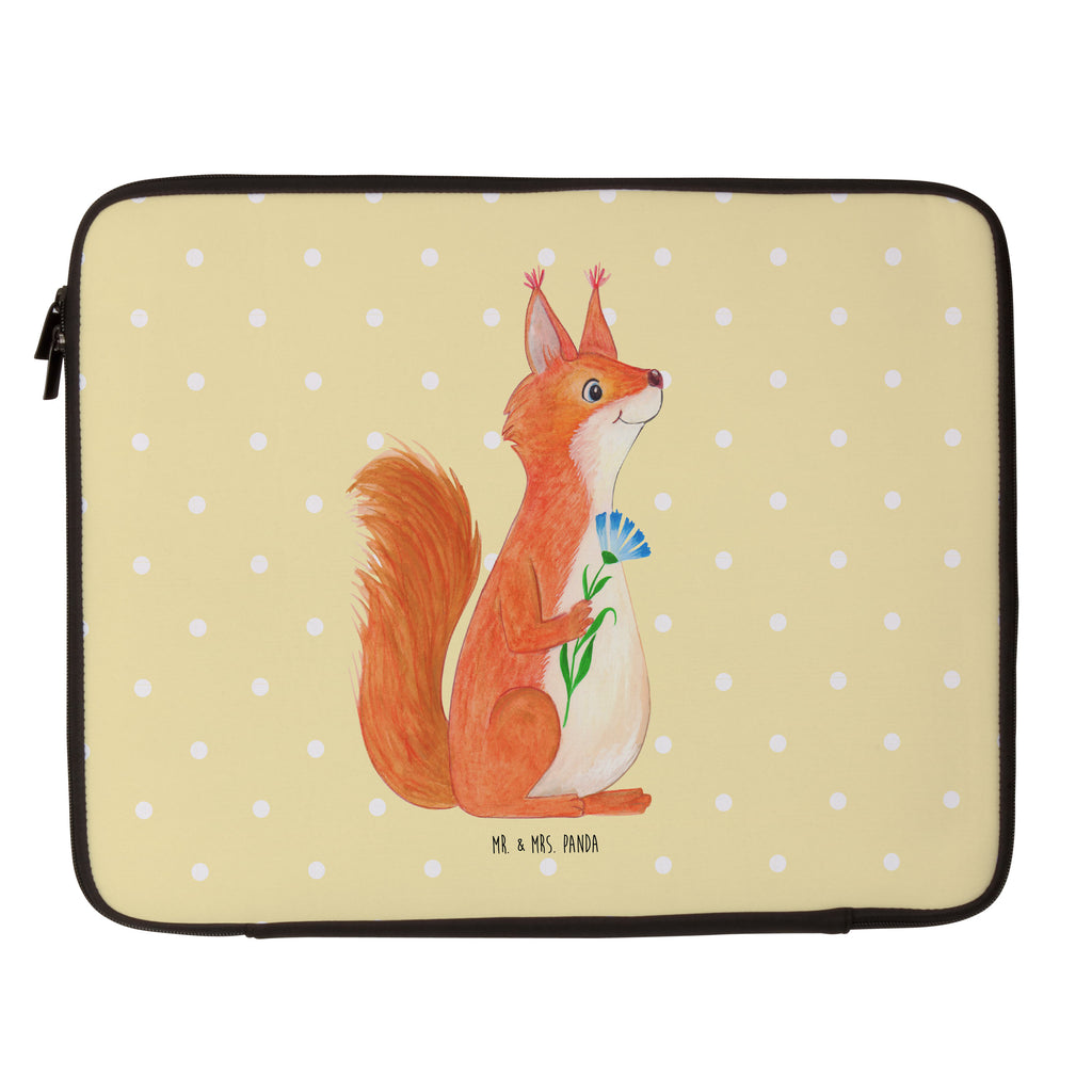 20 x 28 Notebook Tasche  Eichhörnchen Blume