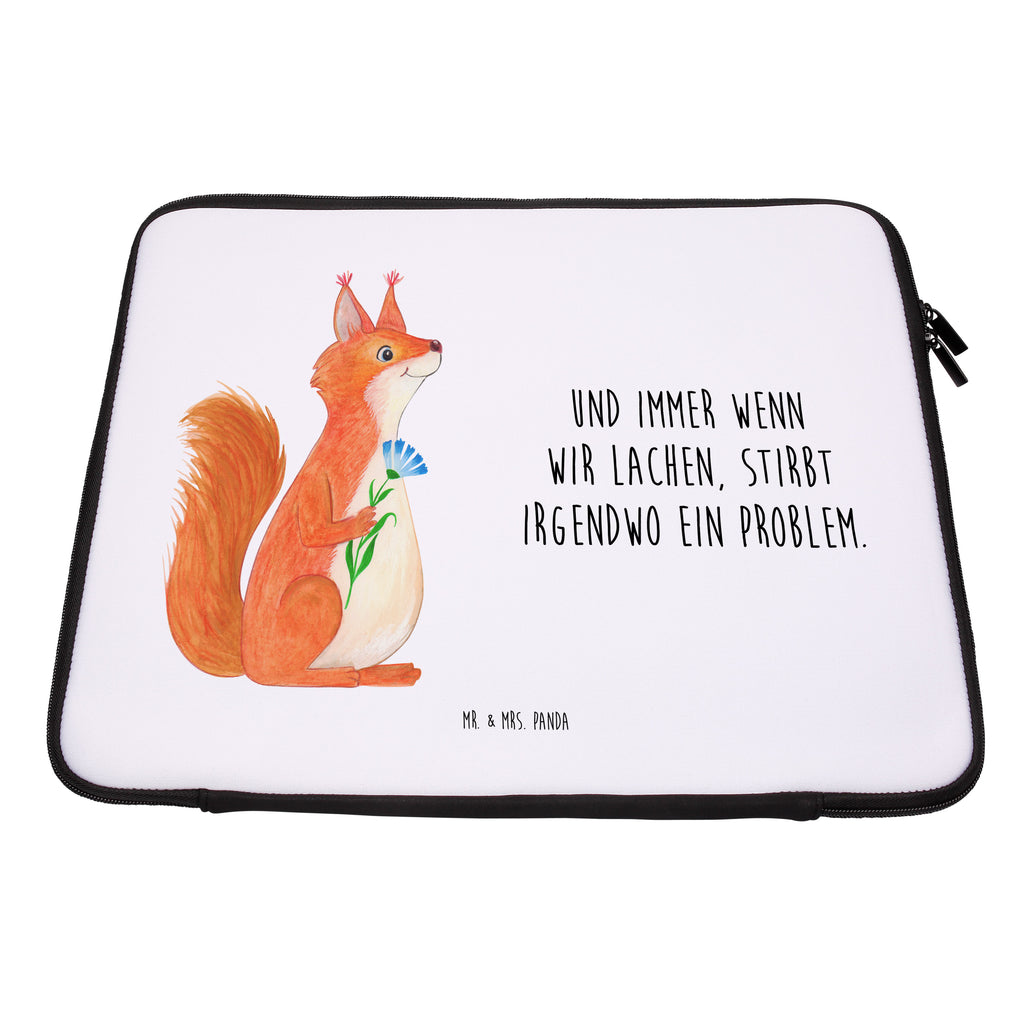 20 x 28 Notebook Tasche  Eichhörnchen Blume