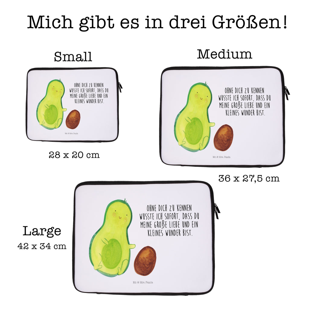 27 x 36 Notebook Tasche  Avocado rollt Kern Notebook Tasche, Laptop, Computertasche, Tasche, Damen, Schutzhülle, Avocado, Veggie, Vegan, Gesund, Avocados, Schwanger, Geburt, Geburtstag, Säugling, Kind, erstes Kind, zur Geburt, Schwangerschaft, Babyparty, Baby, große Liebe, Liebe, Love