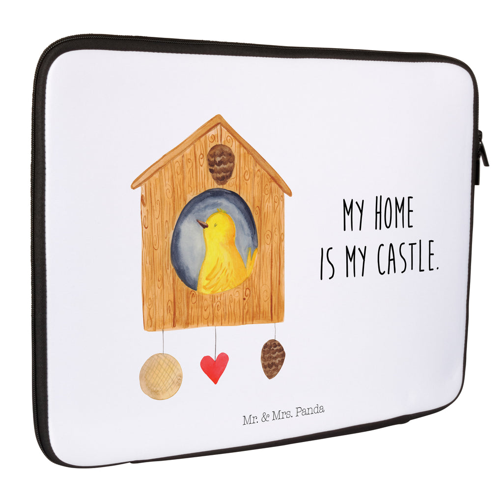 20 x 28 Notebook Tasche  Vogelhaus Notebook Tasche, Laptop, Computertasche, Tasche, Tiermotive, Gute Laune, lustige Sprüche, Tiere, Vogel, Vögel, Vogelhaus, Vogelhäuschen, Home sweet home, Zuhause, Nest, Eigenheim, Familie, Wohnung, Haus, unser Haus, Lieblingsort, Castle