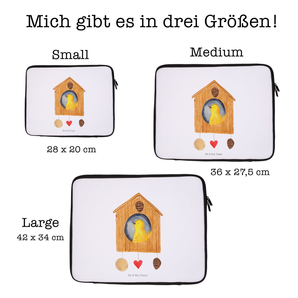 20 x 28 Notebook Tasche  Vogelhaus Notebook Tasche, Laptop, Computertasche, Tasche, Tiermotive, Gute Laune, lustige Sprüche, Tiere, Vogel, Vögel, Vogelhaus, Vogelhäuschen, Home sweet home, Zuhause, Nest, Eigenheim, Familie, Wohnung, Haus, unser Haus, Lieblingsort, Castle