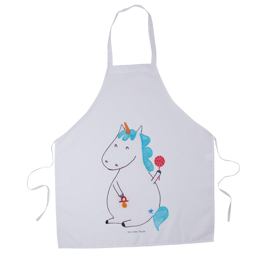Kochschürze Einhorn Baby Schürze, Backschürze, Küchenschürze, Grillschürze, Latzschürze, Einhorn, Einhörner, Einhorn Deko, Pegasus, Unicorn, Mutter, Geburt, Geburtstag, erstes Kind, Baby, Babyglück, Nachwuchs, Eltern, Party, Kind, Schnuller