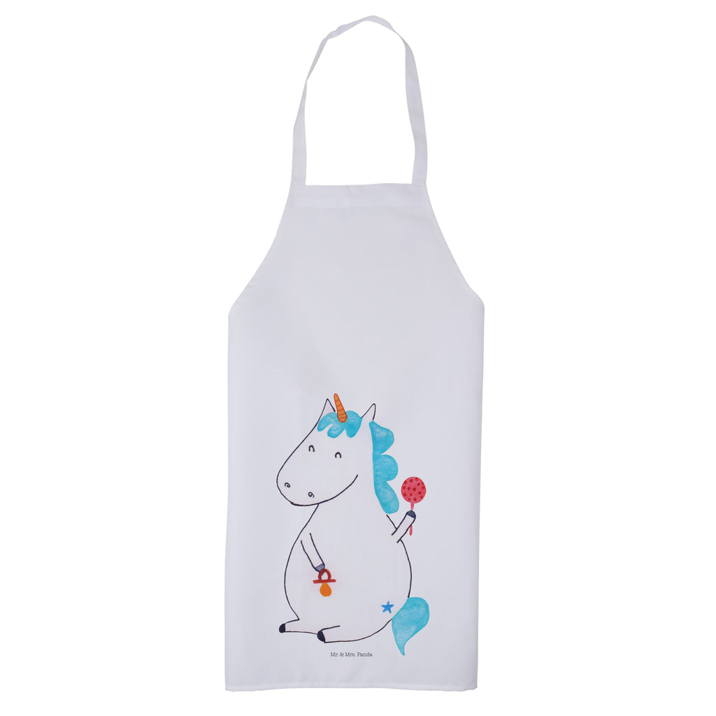 Kochschürze Einhorn Baby Schürze, Backschürze, Küchenschürze, Grillschürze, Latzschürze, Einhorn, Einhörner, Einhorn Deko, Pegasus, Unicorn, Mutter, Geburt, Geburtstag, erstes Kind, Baby, Babyglück, Nachwuchs, Eltern, Party, Kind, Schnuller