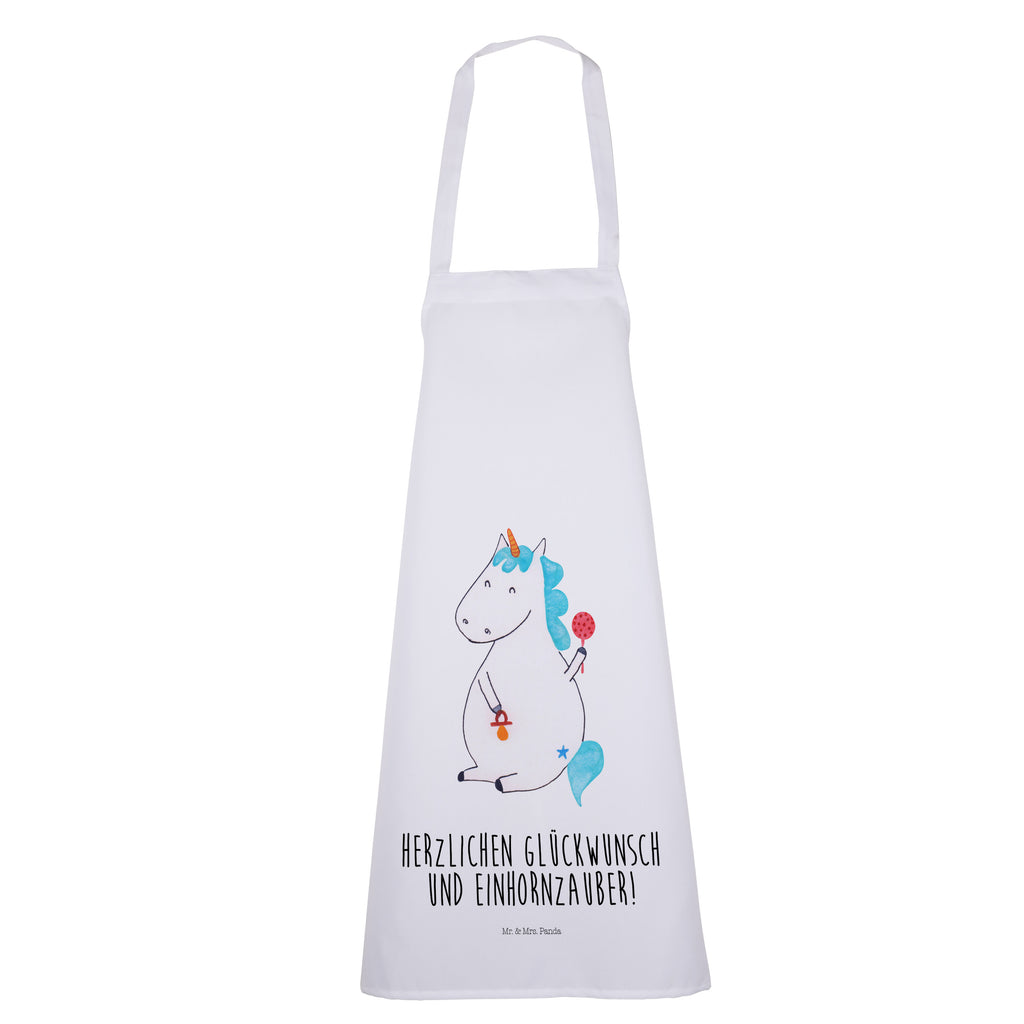 Kochschürze Einhorn Baby Schürze, Backschürze, Küchenschürze, Grillschürze, Latzschürze, Einhorn, Einhörner, Einhorn Deko, Pegasus, Unicorn, Mutter, Geburt, Geburtstag, erstes Kind, Baby, Babyglück, Nachwuchs, Eltern, Party, Kind, Schnuller