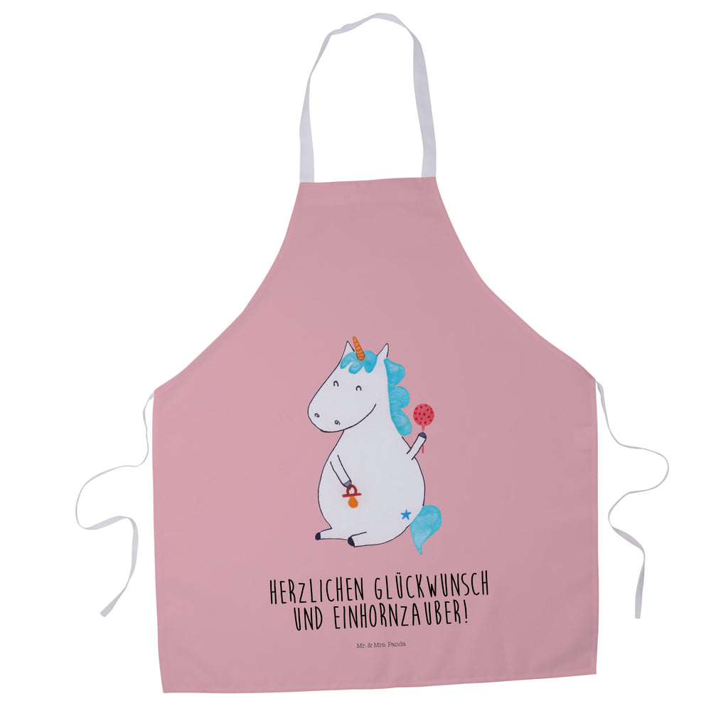 Kochschürze Einhorn Baby Schürze, Backschürze, Küchenschürze, Grillschürze, Latzschürze, Einhorn, Einhörner, Einhorn Deko, Pegasus, Unicorn, Mutter, Geburt, Geburtstag, erstes Kind, Baby, Babyglück, Nachwuchs, Eltern, Party, Kind, Schnuller