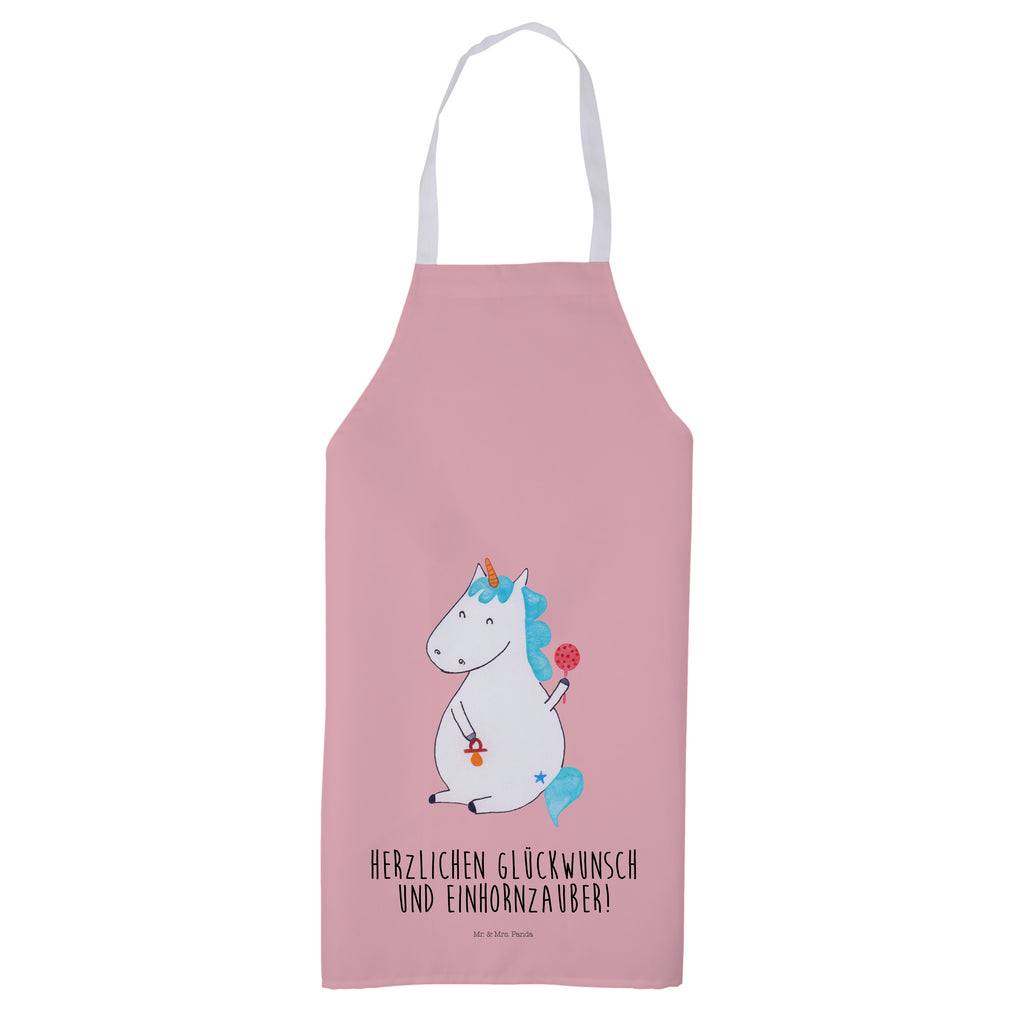 Kochschürze Einhorn Baby Schürze, Backschürze, Küchenschürze, Grillschürze, Latzschürze, Einhorn, Einhörner, Einhorn Deko, Pegasus, Unicorn, Mutter, Geburt, Geburtstag, erstes Kind, Baby, Babyglück, Nachwuchs, Eltern, Party, Kind, Schnuller