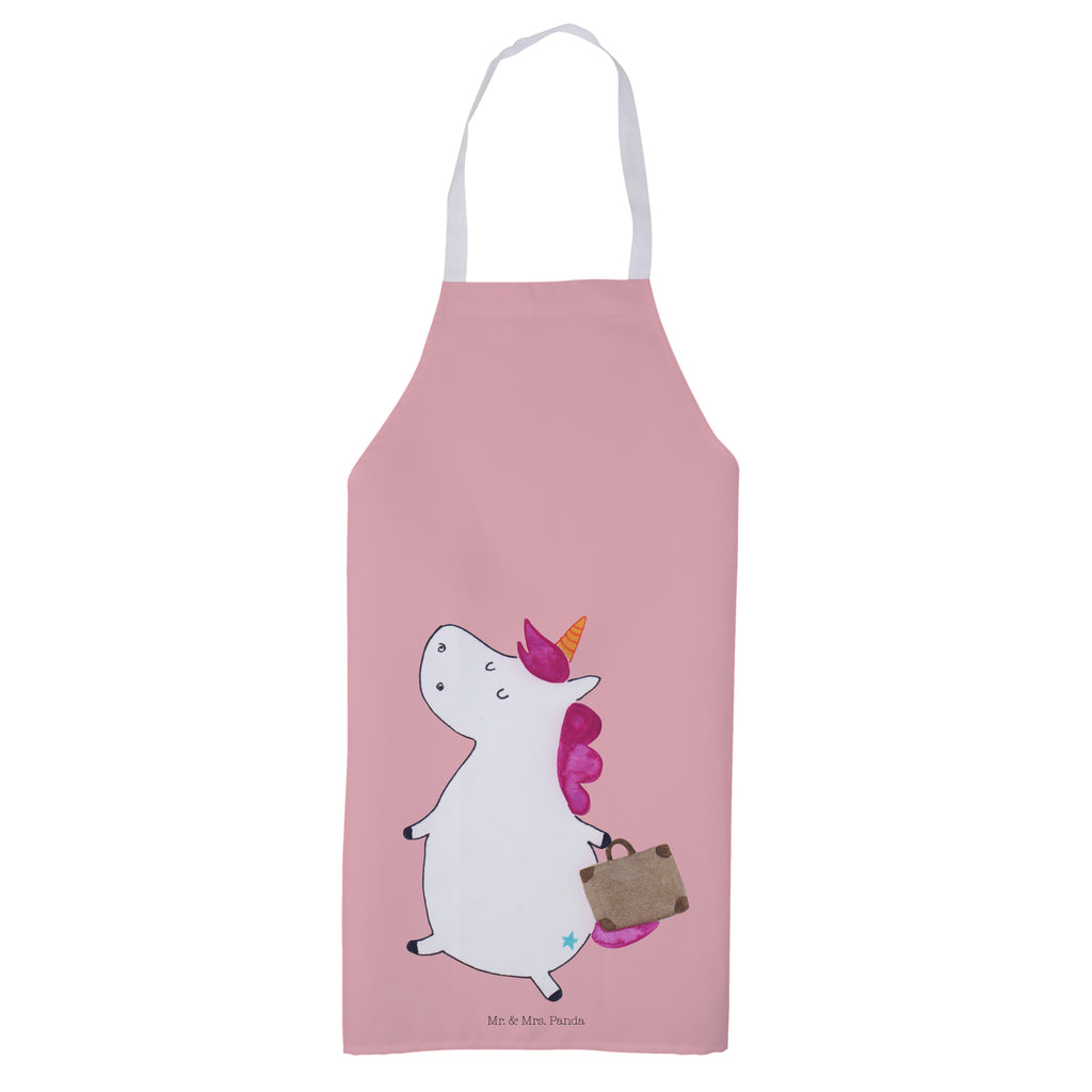 Kochschürze Einhorn Koffer Schürze, Backschürze, Küchenschürze, Grillschürze, Latzschürze, Einhorn, Einhörner, Einhorn Deko, Pegasus, Unicorn, unicorn, Koffer, Verreisen, Reise, Gepäck, Abenteuer, Erwachsen, Kind, albern, Spaß, lustig, witzig