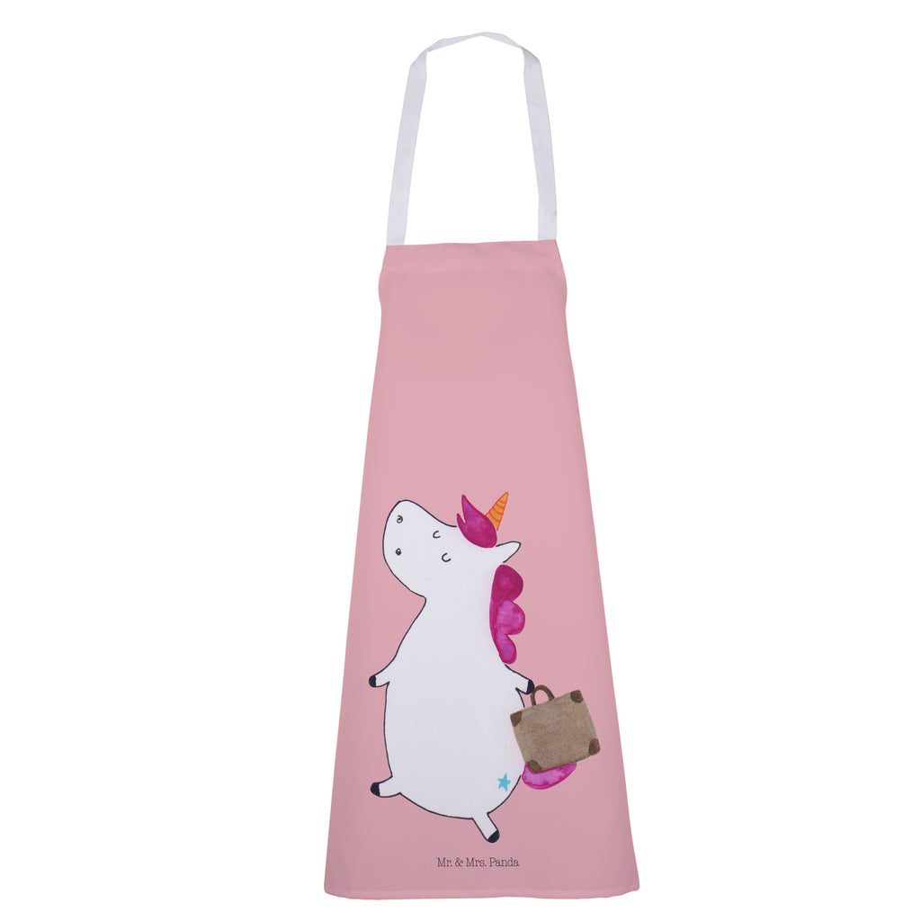 Kochschürze Einhorn Koffer Schürze, Backschürze, Küchenschürze, Grillschürze, Latzschürze, Einhorn, Einhörner, Einhorn Deko, Pegasus, Unicorn, unicorn, Koffer, Verreisen, Reise, Gepäck, Abenteuer, Erwachsen, Kind, albern, Spaß, lustig, witzig
