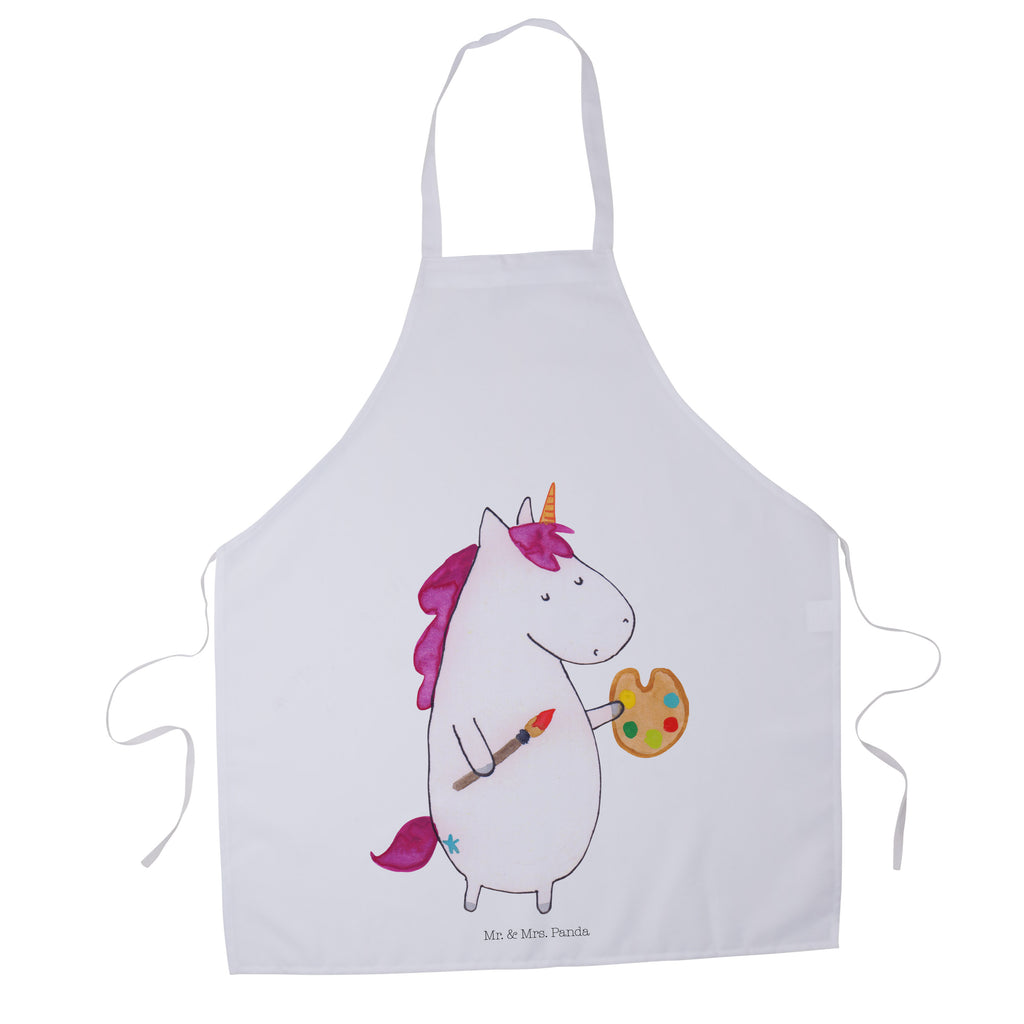 Kochschürze Einhorn Künstler Schürze, Backschürze, Küchenschürze, Grillschürze, Latzschürze, Einhorn, Einhörner, Einhorn Deko, Pegasus, Unicorn, Englisch, Künstler, Artist, Malen, Zeichnen, Welt, Farbe, Stift, Pinsel, Geschenk, Maler
