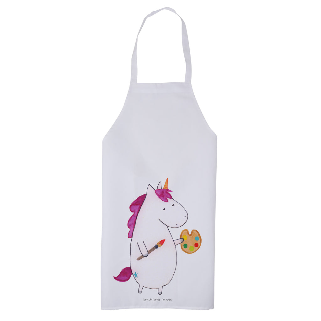 Kochschürze Einhorn Künstler Schürze, Backschürze, Küchenschürze, Grillschürze, Latzschürze, Einhorn, Einhörner, Einhorn Deko, Pegasus, Unicorn, Englisch, Künstler, Artist, Malen, Zeichnen, Welt, Farbe, Stift, Pinsel, Geschenk, Maler