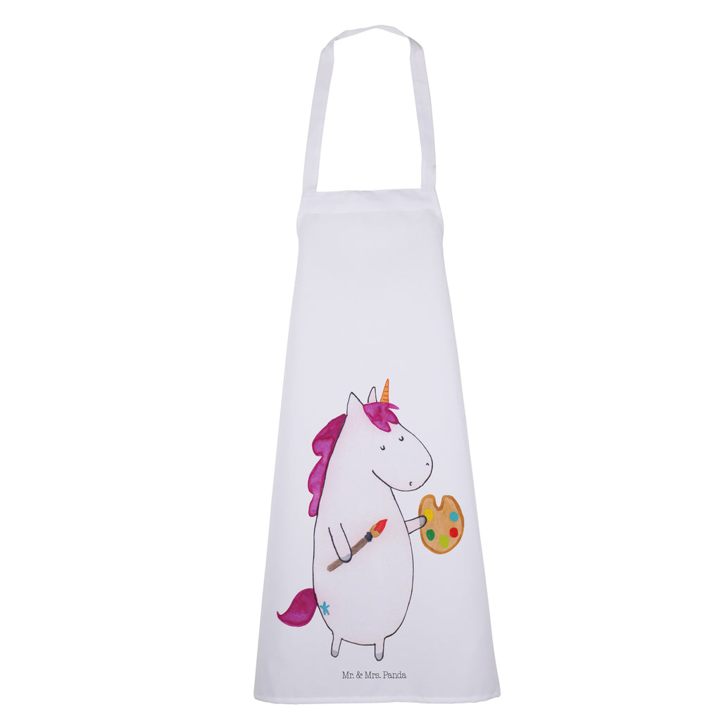 Kochschürze Einhorn Künstler Schürze, Backschürze, Küchenschürze, Grillschürze, Latzschürze, Einhorn, Einhörner, Einhorn Deko, Pegasus, Unicorn, Englisch, Künstler, Artist, Malen, Zeichnen, Welt, Farbe, Stift, Pinsel, Geschenk, Maler