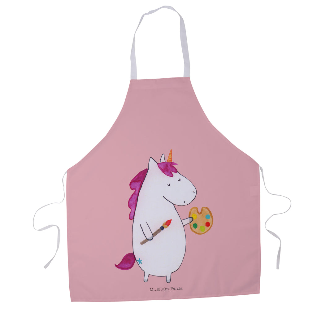 Kochschürze Einhorn Künstler Schürze, Backschürze, Küchenschürze, Grillschürze, Latzschürze, Einhorn, Einhörner, Einhorn Deko, Pegasus, Unicorn, Englisch, Künstler, Artist, Malen, Zeichnen, Welt, Farbe, Stift, Pinsel, Geschenk, Maler