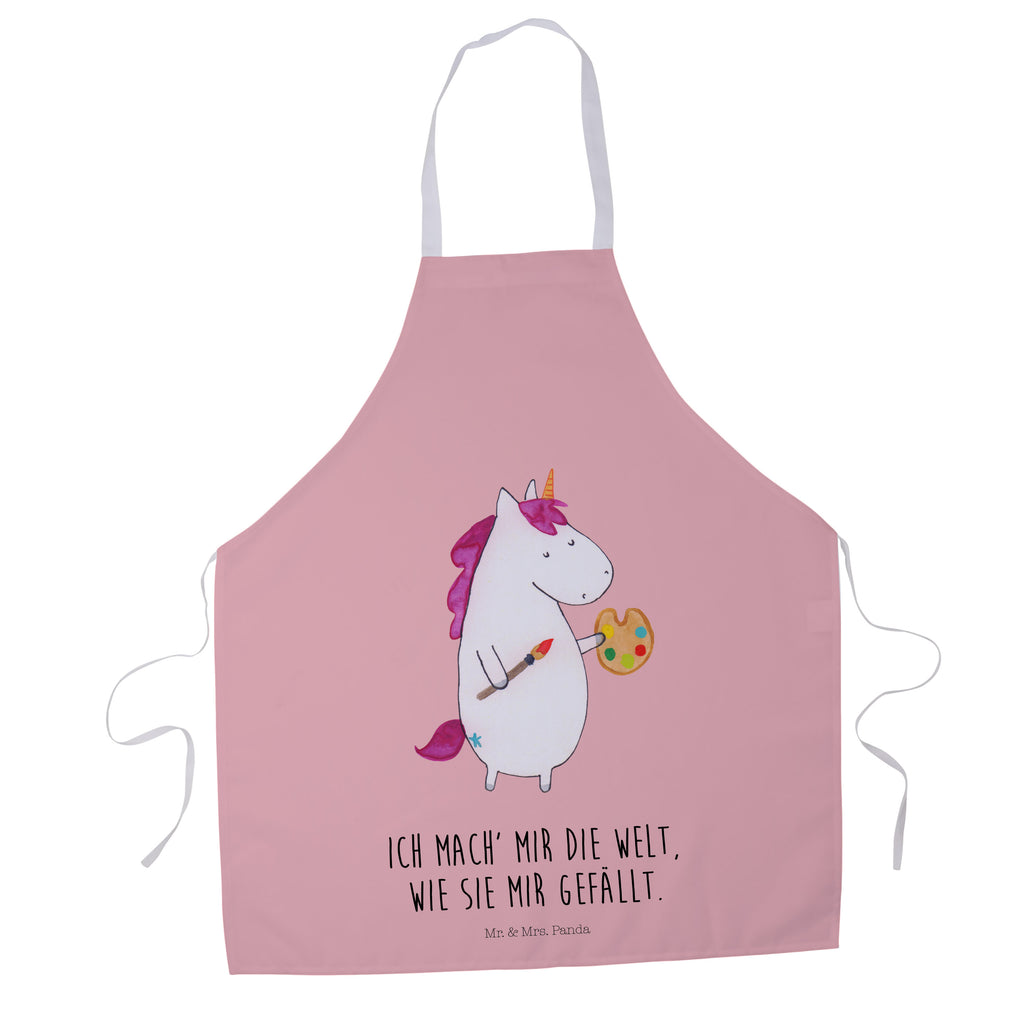 Kochschürze Einhorn Künstler Schürze, Backschürze, Küchenschürze, Grillschürze, Latzschürze, Einhorn, Einhörner, Einhorn Deko, Pegasus, Unicorn, Englisch, Künstler, Artist, Malen, Zeichnen, Welt, Farbe, Stift, Pinsel, Geschenk, Maler