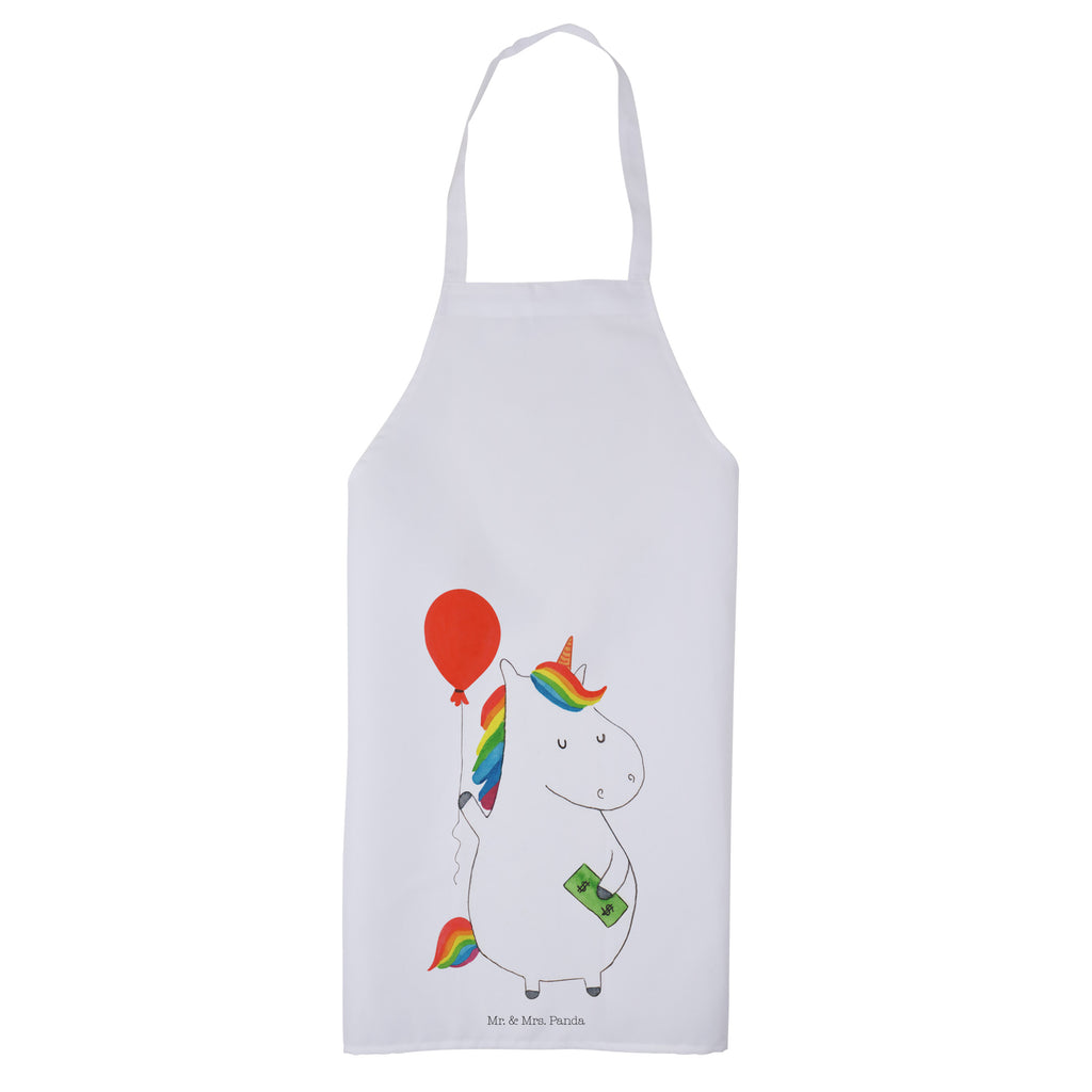 Kochschürze Einhorn Luftballon Schürze, Backschürze, Küchenschürze, Grillschürze, Latzschürze, Einhorn, Einhörner, Einhorn Deko, Pegasus, Unicorn, Luftballon, Geld, Lebenslust, Freude, Geschenk, Freundin
