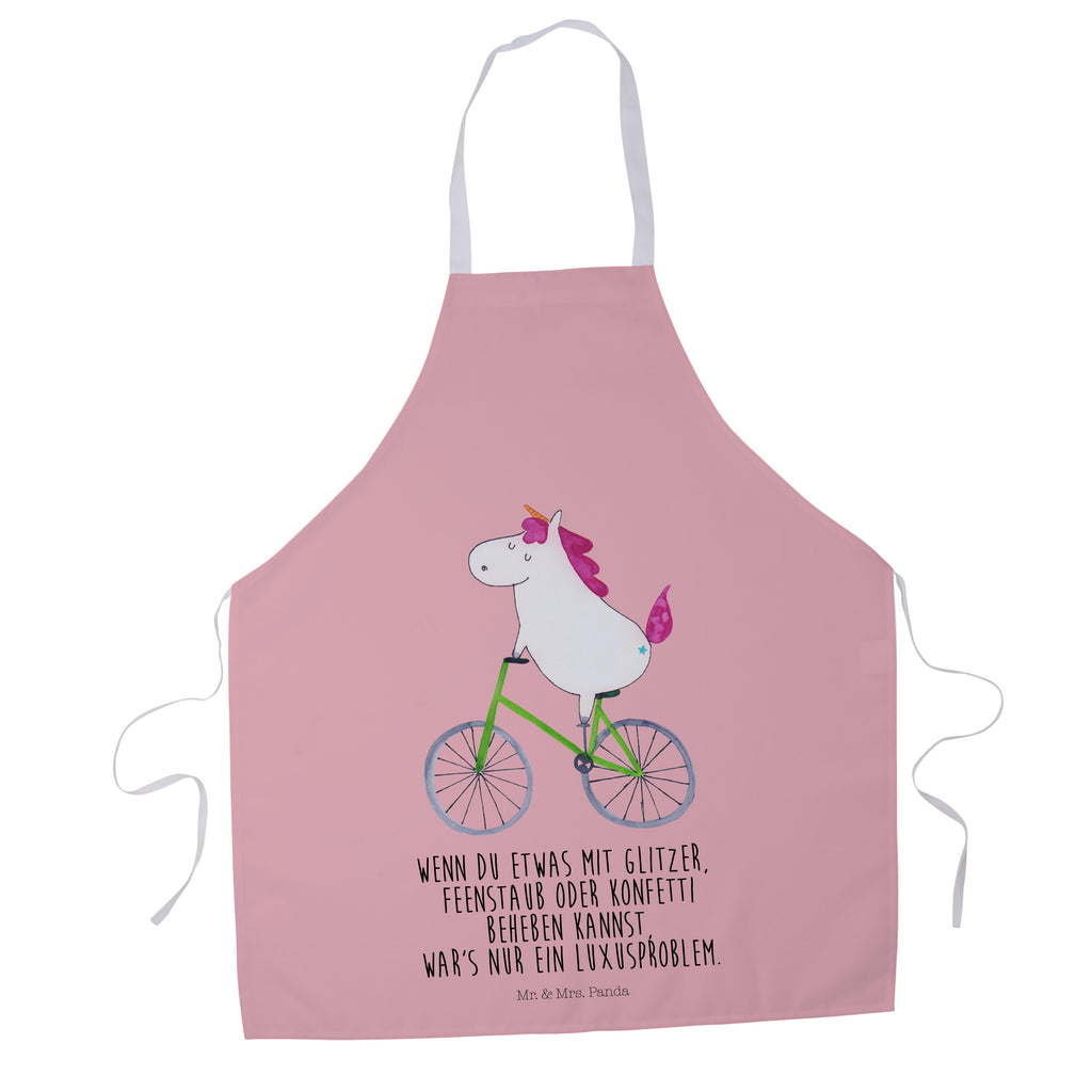 Kochschürze Einhorn Radfahrer Schürze, Backschürze, Küchenschürze, Grillschürze, Latzschürze, Einhorn, Einhörner, Einhorn Deko, Pegasus, Unicorn, Radfahren, Radfahrer, Rad, Bike, Feenstaub, Konfetti, Luxusproblem, Kummer, Liebeskummer