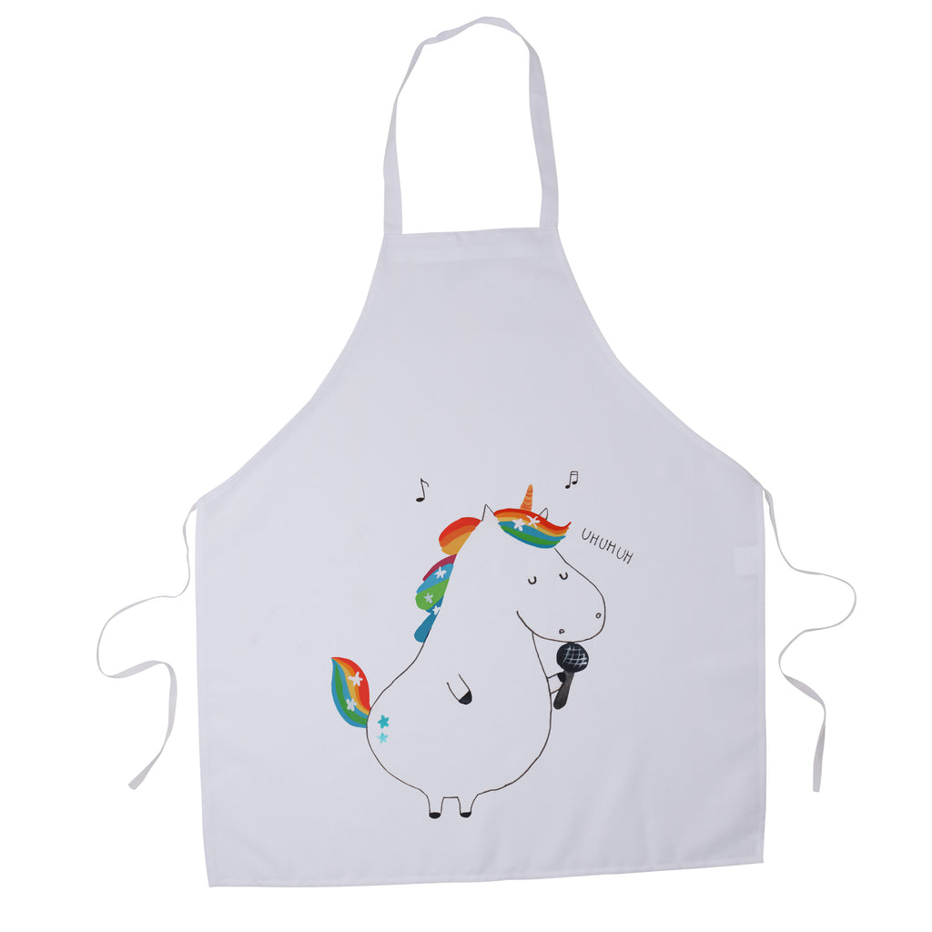 Kochschürze Einhorn Sänger Schürze, Backschürze, Küchenschürze, Grillschürze, Latzschürze, Einhorn, Einhörner, Einhorn Deko, Pegasus, Unicorn, Glitzer, Konfetti, Party, Geburtstag, Feier, Fest, Disco, Sängerin, Sänger, Freundin