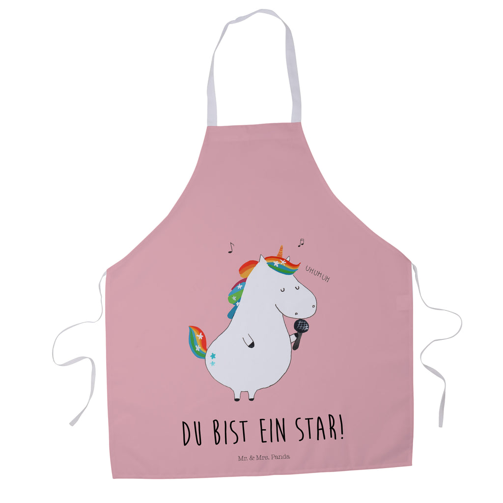 Kochschürze Einhorn Sänger Schürze, Backschürze, Küchenschürze, Grillschürze, Latzschürze, Einhorn, Einhörner, Einhorn Deko, Pegasus, Unicorn, Glitzer, Konfetti, Party, Geburtstag, Feier, Fest, Disco, Sängerin, Sänger, Freundin