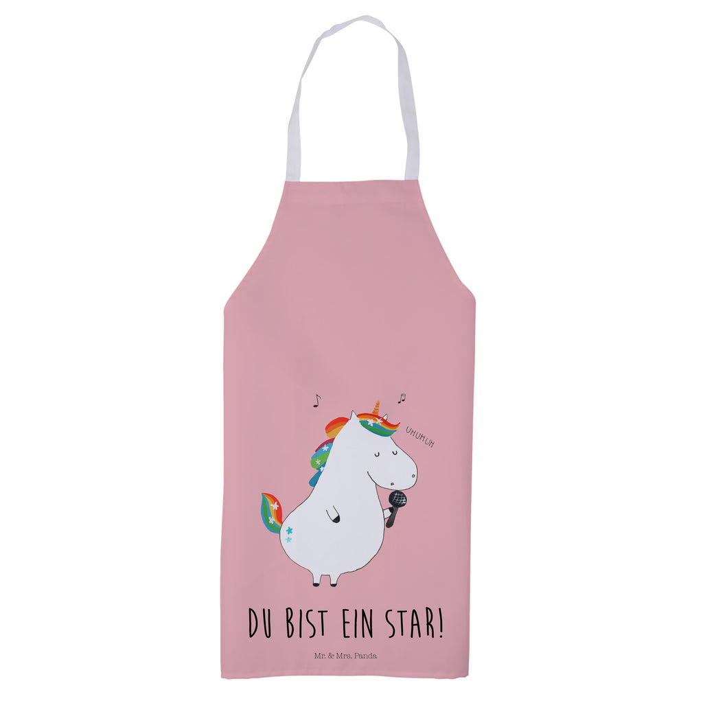 Kochschürze Einhorn Sänger Schürze, Backschürze, Küchenschürze, Grillschürze, Latzschürze, Einhorn, Einhörner, Einhorn Deko, Pegasus, Unicorn, Glitzer, Konfetti, Party, Geburtstag, Feier, Fest, Disco, Sängerin, Sänger, Freundin