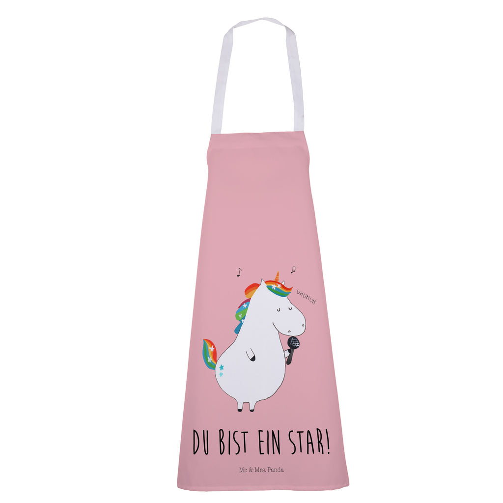 Kochschürze Einhorn Sänger Schürze, Backschürze, Küchenschürze, Grillschürze, Latzschürze, Einhorn, Einhörner, Einhorn Deko, Pegasus, Unicorn, Glitzer, Konfetti, Party, Geburtstag, Feier, Fest, Disco, Sängerin, Sänger, Freundin