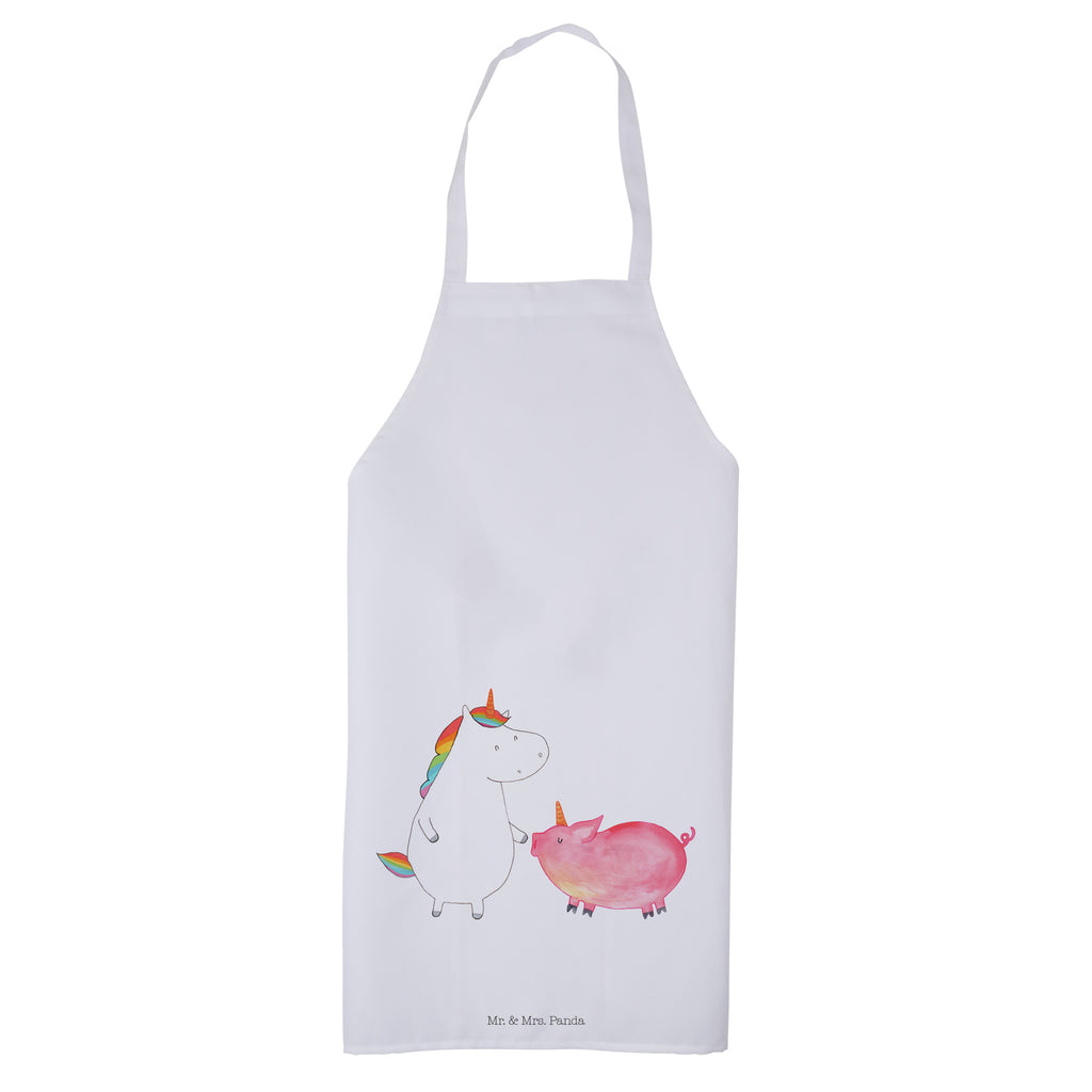 Kochschürze Einhorn + Schweinhorn Schürze, Backschürze, Küchenschürze, Grillschürze, Latzschürze, Einhorn, Einhörner, Einhorn Deko, Pegasus, Unicorn, Freundschaft, Schweinhorn, Schwein, Freundin, Schweinchen