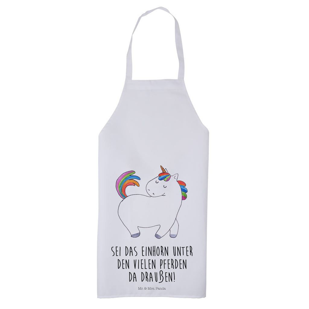 Kochschürze Einhorn stolzierend Schürze, Backschürze, Küchenschürze, Grillschürze, Latzschürze, Einhorn, Einhörner, Einhorn Deko, Pegasus, Unicorn, stolz, anders, bunt, Pferd, Reiter, Reiten, Freundin, Geschenk