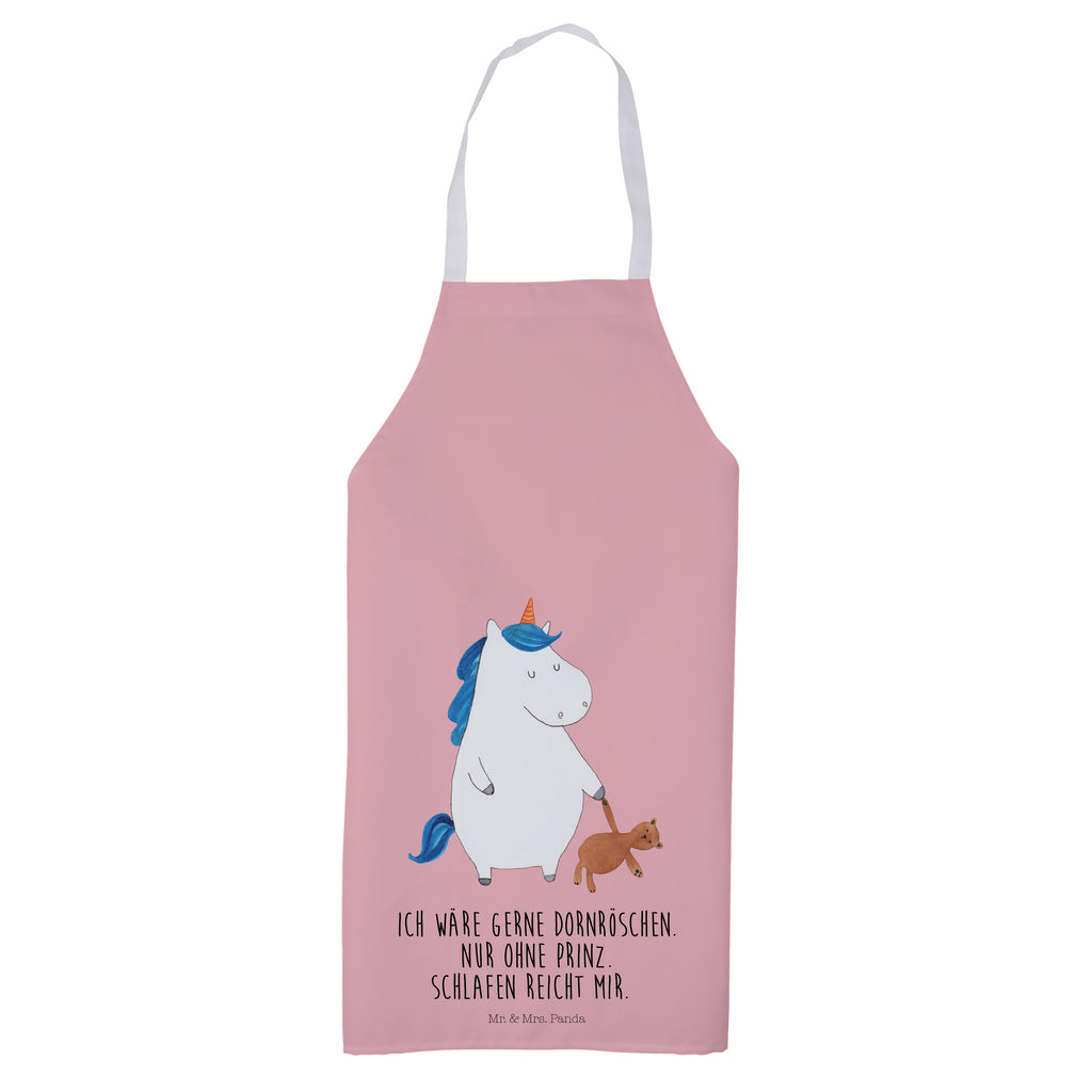Kochschürze Einhorn Teddy Schürze, Backschürze, Küchenschürze, Grillschürze, Latzschürze, Einhorn, Einhörner, Einhorn Deko, Pegasus, Unicorn, schlafen, gute Nacht, Single, Bett, Träumen, Freundin, Singleleben