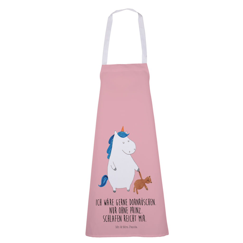 Kochschürze Einhorn Teddy Schürze, Backschürze, Küchenschürze, Grillschürze, Latzschürze, Einhorn, Einhörner, Einhorn Deko, Pegasus, Unicorn, schlafen, gute Nacht, Single, Bett, Träumen, Freundin, Singleleben