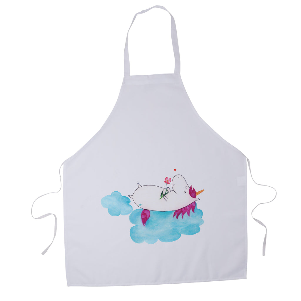Kochschürze Einhorn verliebt auf Wolke Schürze, Backschürze, Küchenschürze, Grillschürze, Latzschürze, Einhorn, Einhörner, Einhorn Deko, Pegasus, Unicorn, verliebt, Liebe, Liebesbeweis, Freundin, Wolke