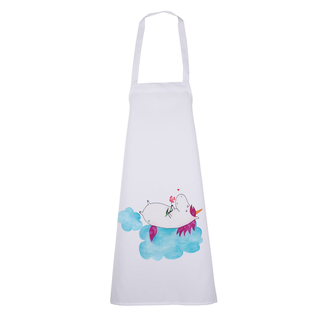 Kochschürze Einhorn verliebt auf Wolke Schürze, Backschürze, Küchenschürze, Grillschürze, Latzschürze, Einhorn, Einhörner, Einhorn Deko, Pegasus, Unicorn, verliebt, Liebe, Liebesbeweis, Freundin, Wolke