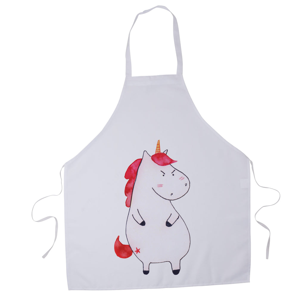 Kochschürze Einhorn wütend Schürze, Backschürze, Küchenschürze, Grillschürze, Latzschürze, Einhorn, Einhörner, Einhorn Deko, Pegasus, Unicorn, Realität, Ansage, lustlos, nein, Büro, Arbeit, wütend, dumme Fragen, lustig, Spaß, Geschenk