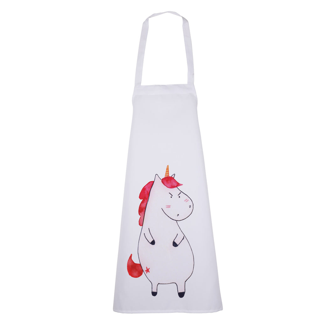 Kochschürze Einhorn wütend Schürze, Backschürze, Küchenschürze, Grillschürze, Latzschürze, Einhorn, Einhörner, Einhorn Deko, Pegasus, Unicorn, Realität, Ansage, lustlos, nein, Büro, Arbeit, wütend, dumme Fragen, lustig, Spaß, Geschenk