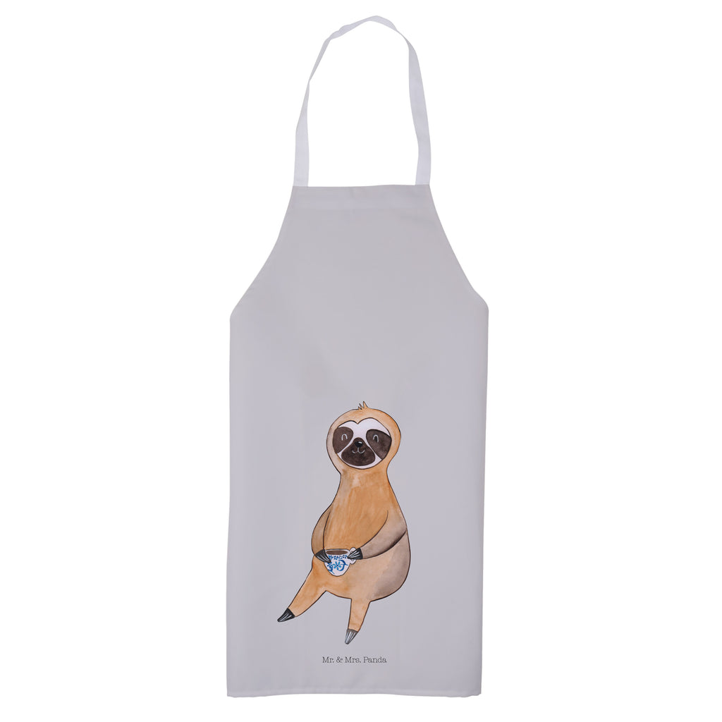Kochschürze Faultier Kaffee Schürze, Backschürze, Küchenschürze, Grillschürze, Latzschürze, Faultier, Faultier Geschenk, Faultier Deko, Faultiere, faul, Lieblingstier, Kaffee, erster Kaffee, Morgenmuffel, Frühaufsteher, Kaffeetasse, Genießer, Coffee, Kaffeegetränk