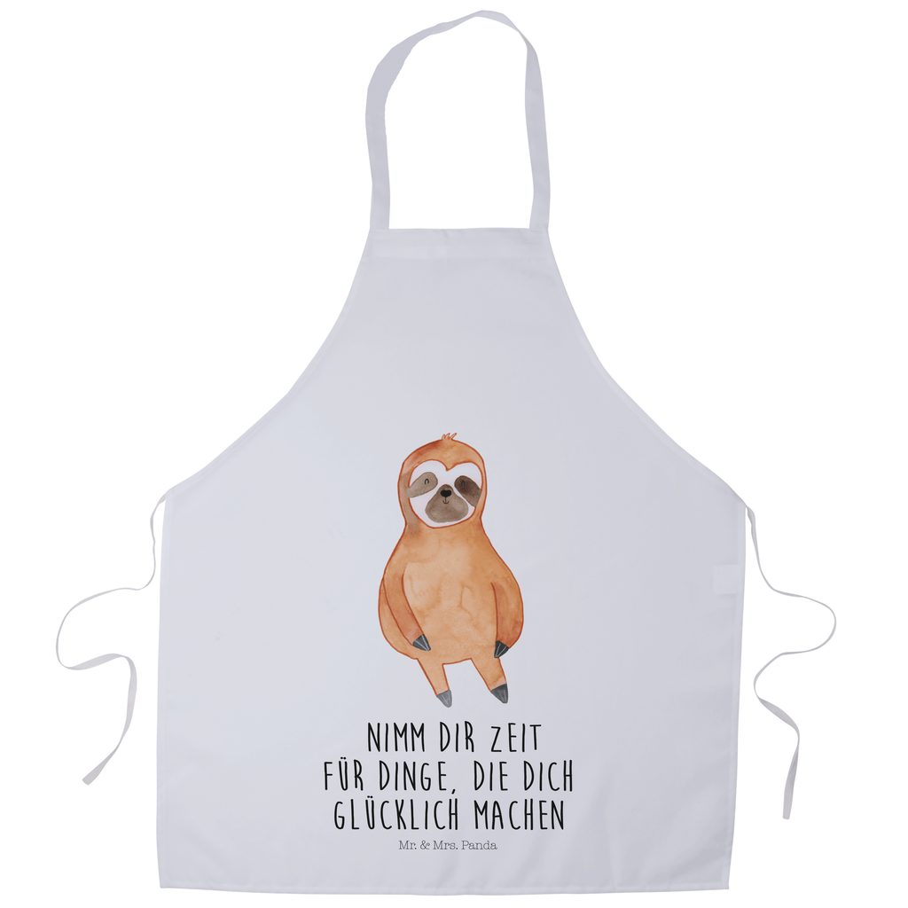 Kochschürze Faultier Zufrieden Schürze, Backschürze, Küchenschürze, Grillschürze, Latzschürze, Faultier, Faultier Geschenk, Faultier Deko, Faultiere, faul, Lieblingstier, Pause, relaxen, Glück, glücklich, zufrieden, happy, Zufriedenheit, Gelassenheit, Ruhe, Frieden