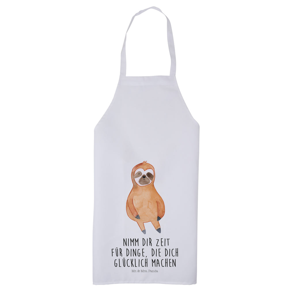 Kochschürze Faultier Zufrieden Schürze, Backschürze, Küchenschürze, Grillschürze, Latzschürze, Faultier, Faultier Geschenk, Faultier Deko, Faultiere, faul, Lieblingstier, Pause, relaxen, Glück, glücklich, zufrieden, happy, Zufriedenheit, Gelassenheit, Ruhe, Frieden