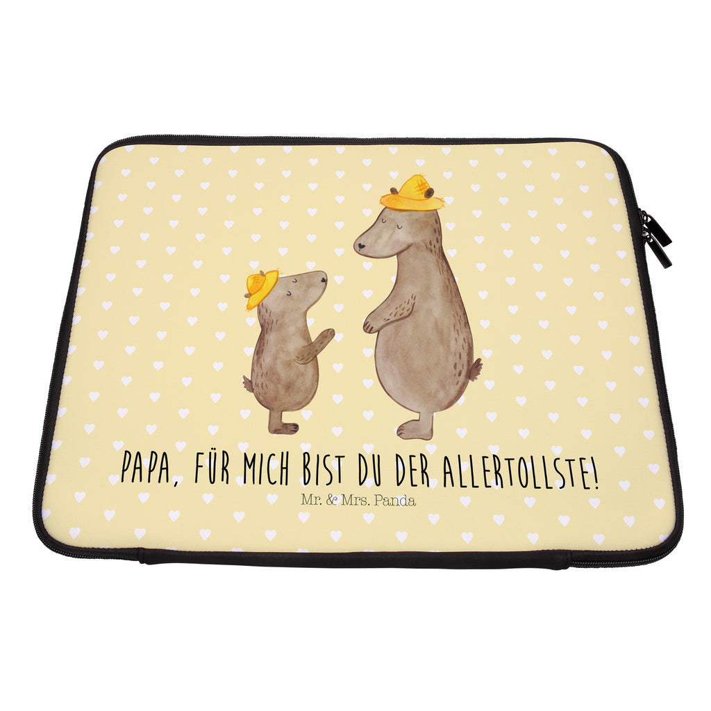 27 x 36 Notebook Tasche  Bären mit Hut Notebook Tasche, Laptop, Computertasche, Tasche, Damen, Schutzhülle, Familie, Vatertag, Muttertag, Bruder, Schwester, Mama, Papa, Oma, Opa, Bär, Bären, Vater, Papi, Paps, Dad, Daddy, Lieblingsmensch, Sohn, Söhne, Kind, Kinder, Vater-Sohn, Family, Vorbild