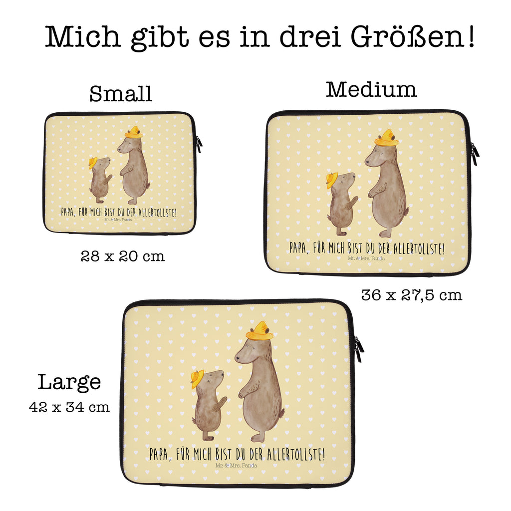 27 x 36 Notebook Tasche  Bären mit Hut Notebook Tasche, Laptop, Computertasche, Tasche, Damen, Schutzhülle, Familie, Vatertag, Muttertag, Bruder, Schwester, Mama, Papa, Oma, Opa, Bär, Bären, Vater, Papi, Paps, Dad, Daddy, Lieblingsmensch, Sohn, Söhne, Kind, Kinder, Vater-Sohn, Family, Vorbild