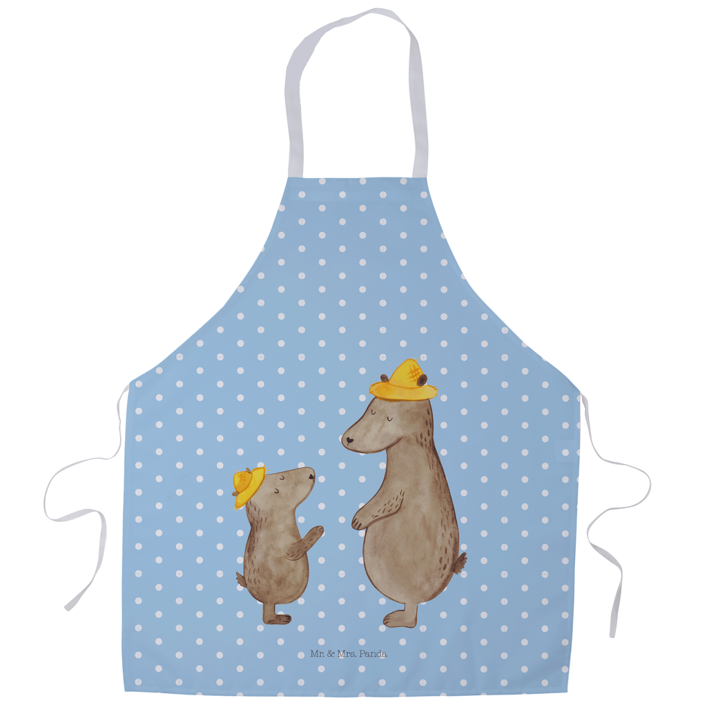 Kochschürze Bären mit Hut Schürze, Backschürze, Küchenschürze, Grillschürze, Latzschürze, Familie, Vatertag, Muttertag, Bruder, Schwester, Mama, Papa, Oma, Opa, Bär, Bären, Vater, Papi, Paps, Dad, Daddy, Lieblingsmensch, Sohn, Söhne, Kind, Kinder, Vater-Sohn, Family, Vorbild