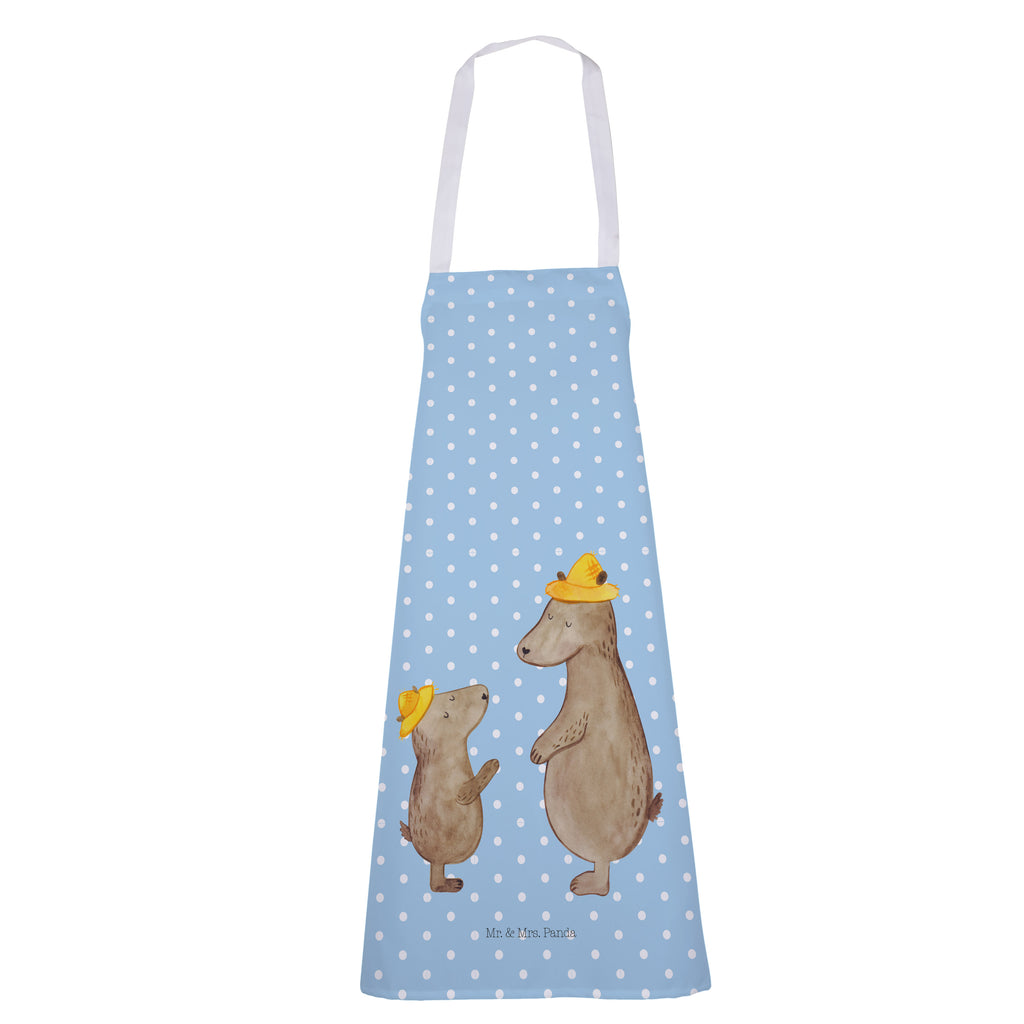 Kochschürze Bären mit Hut Schürze, Backschürze, Küchenschürze, Grillschürze, Latzschürze, Familie, Vatertag, Muttertag, Bruder, Schwester, Mama, Papa, Oma, Opa, Bär, Bären, Vater, Papi, Paps, Dad, Daddy, Lieblingsmensch, Sohn, Söhne, Kind, Kinder, Vater-Sohn, Family, Vorbild