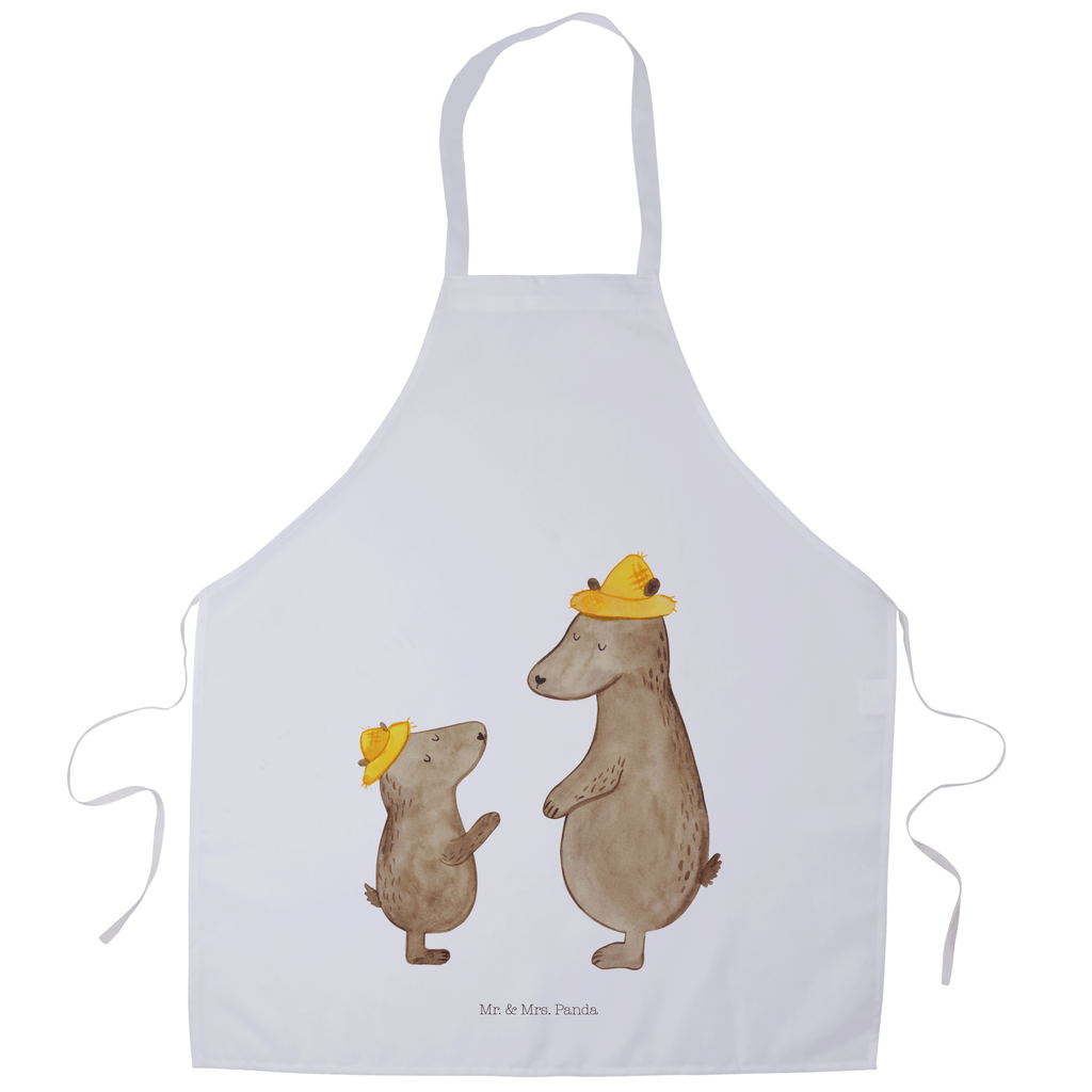 Kochschürze Bären mit Hut Schürze, Backschürze, Küchenschürze, Grillschürze, Latzschürze, Familie, Vatertag, Muttertag, Bruder, Schwester, Mama, Papa, Oma, Opa, Bär, Bären, Vater, Papi, Paps, Dad, Daddy, Lieblingsmensch, Sohn, Söhne, Kind, Kinder, Vater-Sohn, Family, Vorbild
