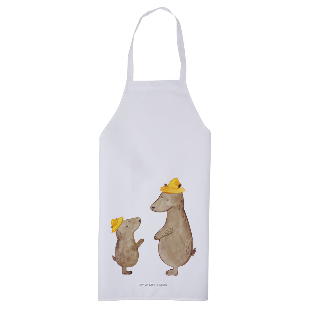 Kochschürze Bären mit Hut Schürze, Backschürze, Küchenschürze, Grillschürze, Latzschürze, Familie, Vatertag, Muttertag, Bruder, Schwester, Mama, Papa, Oma, Opa, Bär, Bären, Vater, Papi, Paps, Dad, Daddy, Lieblingsmensch, Sohn, Söhne, Kind, Kinder, Vater-Sohn, Family, Vorbild