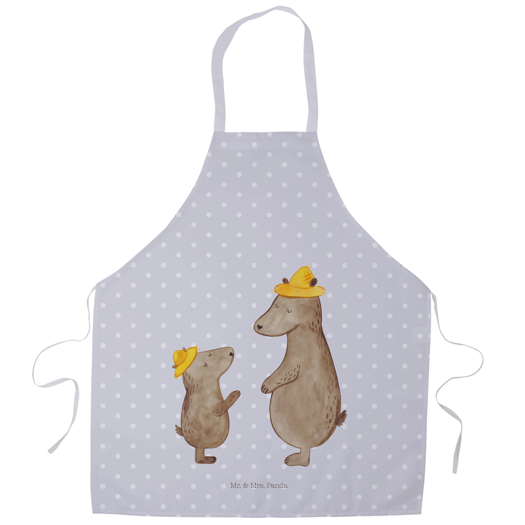 Kochschürze Bären mit Hut Schürze, Backschürze, Küchenschürze, Grillschürze, Latzschürze, Familie, Vatertag, Muttertag, Bruder, Schwester, Mama, Papa, Oma, Opa, Bär, Bären, Vater, Papi, Paps, Dad, Daddy, Lieblingsmensch, Sohn, Söhne, Kind, Kinder, Vater-Sohn, Family, Vorbild