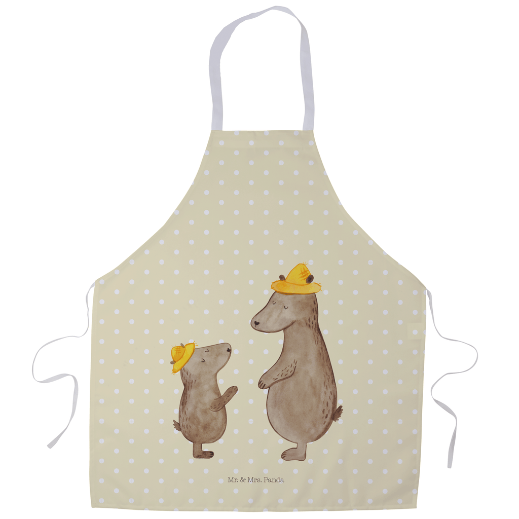 Kochschürze Bären mit Hut Schürze, Backschürze, Küchenschürze, Grillschürze, Latzschürze, Familie, Vatertag, Muttertag, Bruder, Schwester, Mama, Papa, Oma, Opa, Bär, Bären, Vater, Papi, Paps, Dad, Daddy, Lieblingsmensch, Sohn, Söhne, Kind, Kinder, Vater-Sohn, Family, Vorbild