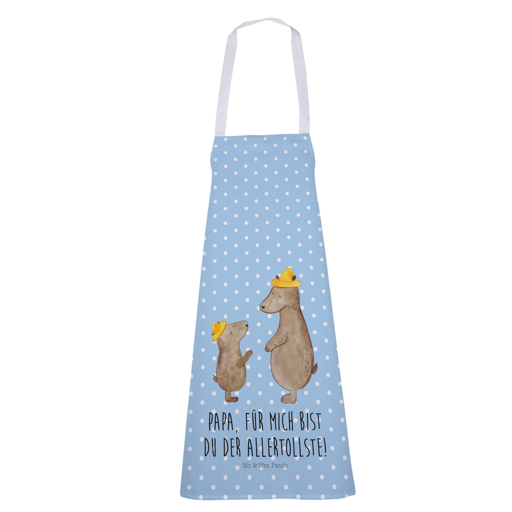 Kochschürze Bären mit Hut Schürze, Backschürze, Küchenschürze, Grillschürze, Latzschürze, Familie, Vatertag, Muttertag, Bruder, Schwester, Mama, Papa, Oma, Opa, Bär, Bären, Vater, Papi, Paps, Dad, Daddy, Lieblingsmensch, Sohn, Söhne, Kind, Kinder, Vater-Sohn, Family, Vorbild