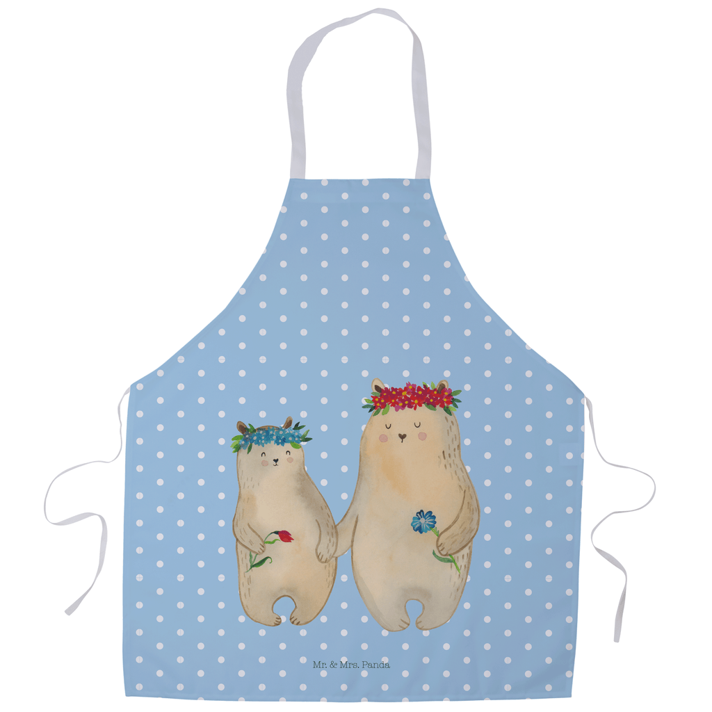Kochschürze Bären mit Blumenkranz Schürze, Backschürze, Küchenschürze, Grillschürze, Latzschürze, Familie, Vatertag, Muttertag, Bruder, Schwester, Mama, Papa, Oma, Opa, Bär, Bären, Mutter, Mutti, Mami, Lieblingsmensch, Lieblingsmama, beste Mutter, weltbeste Mama, Geschenk Mama. Muttertag, Tochter, Kind, Kinder, Töchter, Family, Vorbild