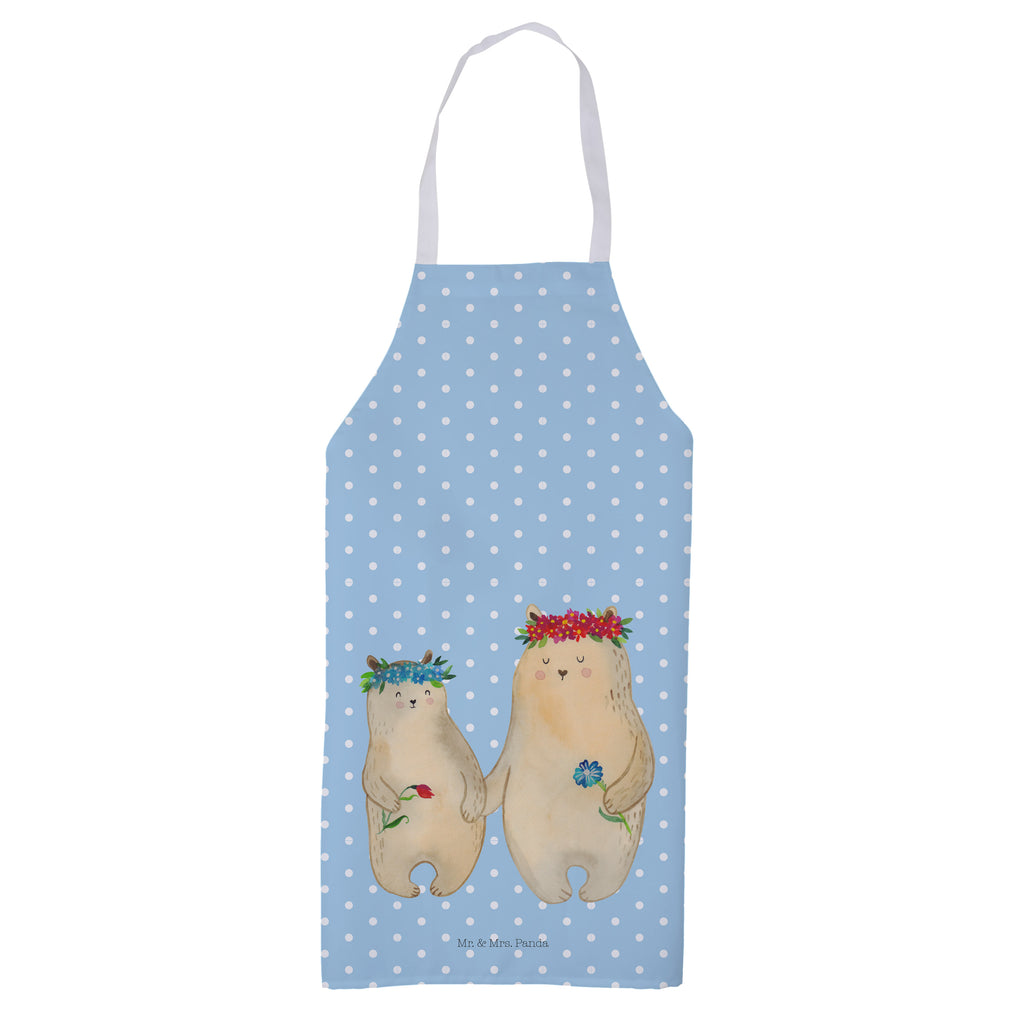 Kochschürze Bären mit Blumenkranz Schürze, Backschürze, Küchenschürze, Grillschürze, Latzschürze, Familie, Vatertag, Muttertag, Bruder, Schwester, Mama, Papa, Oma, Opa, Bär, Bären, Mutter, Mutti, Mami, Lieblingsmensch, Lieblingsmama, beste Mutter, weltbeste Mama, Geschenk Mama. Muttertag, Tochter, Kind, Kinder, Töchter, Family, Vorbild