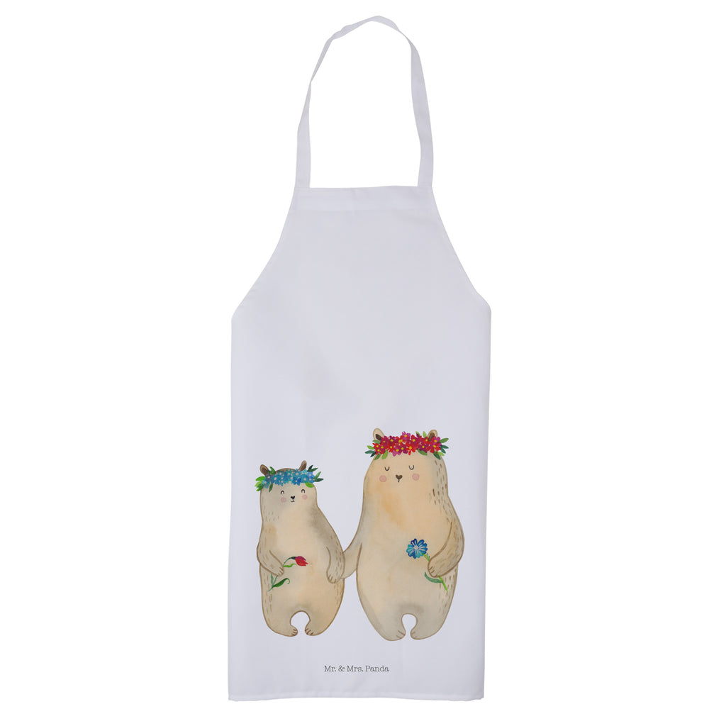 Kochschürze Bären mit Blumenkranz Schürze, Backschürze, Küchenschürze, Grillschürze, Latzschürze, Familie, Vatertag, Muttertag, Bruder, Schwester, Mama, Papa, Oma, Opa, Bär, Bären, Mutter, Mutti, Mami, Lieblingsmensch, Lieblingsmama, beste Mutter, weltbeste Mama, Geschenk Mama. Muttertag, Tochter, Kind, Kinder, Töchter, Family, Vorbild