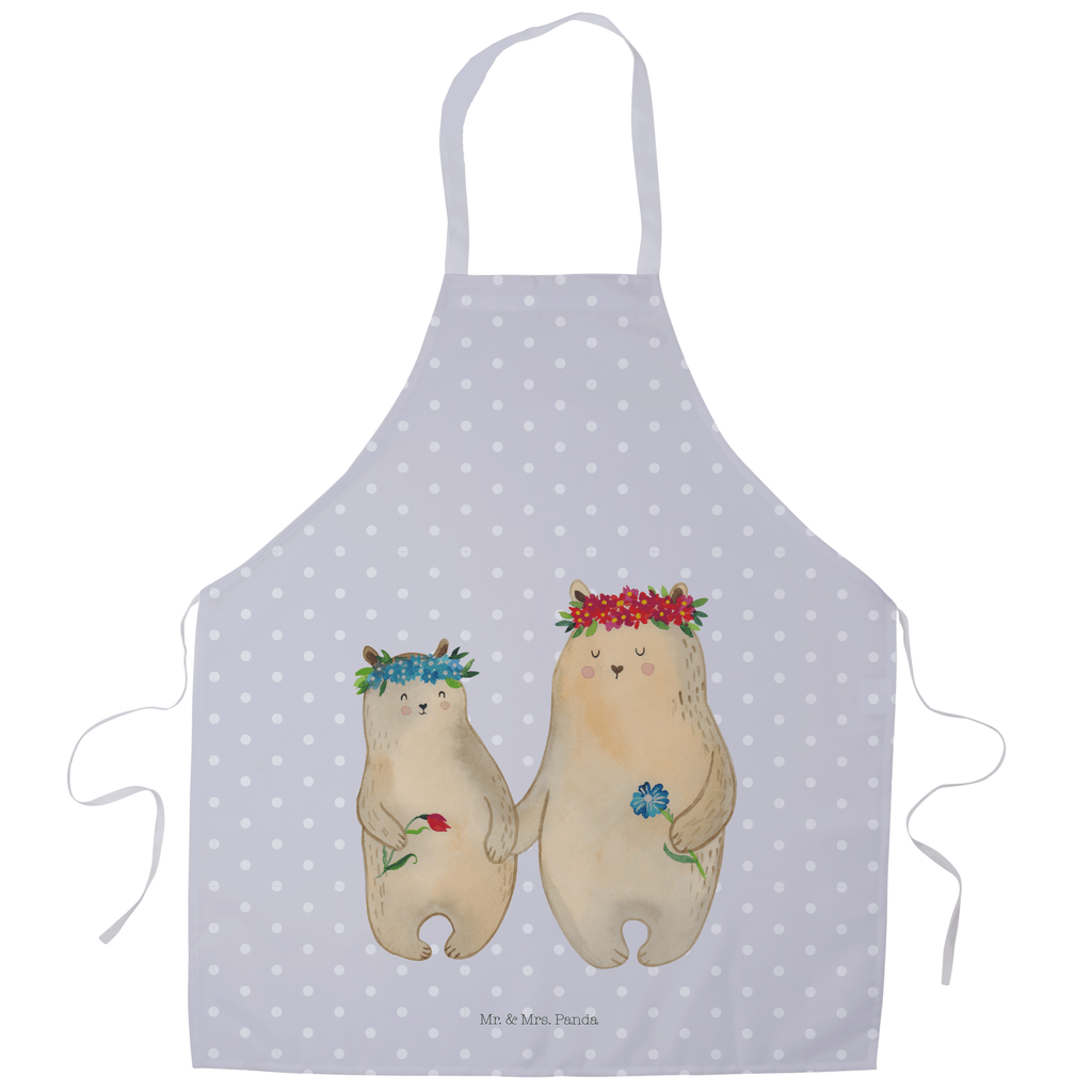 Kochschürze Bären mit Blumenkranz Schürze, Backschürze, Küchenschürze, Grillschürze, Latzschürze, Familie, Vatertag, Muttertag, Bruder, Schwester, Mama, Papa, Oma, Opa, Bär, Bären, Mutter, Mutti, Mami, Lieblingsmensch, Lieblingsmama, beste Mutter, weltbeste Mama, Geschenk Mama. Muttertag, Tochter, Kind, Kinder, Töchter, Family, Vorbild