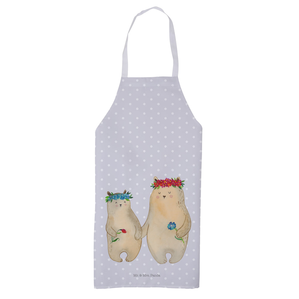 Kochschürze Bären mit Blumenkranz Schürze, Backschürze, Küchenschürze, Grillschürze, Latzschürze, Familie, Vatertag, Muttertag, Bruder, Schwester, Mama, Papa, Oma, Opa, Bär, Bären, Mutter, Mutti, Mami, Lieblingsmensch, Lieblingsmama, beste Mutter, weltbeste Mama, Geschenk Mama. Muttertag, Tochter, Kind, Kinder, Töchter, Family, Vorbild