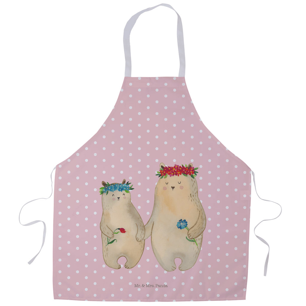 Kochschürze Bären mit Blumenkranz Schürze, Backschürze, Küchenschürze, Grillschürze, Latzschürze, Familie, Vatertag, Muttertag, Bruder, Schwester, Mama, Papa, Oma, Opa, Bär, Bären, Mutter, Mutti, Mami, Lieblingsmensch, Lieblingsmama, beste Mutter, weltbeste Mama, Geschenk Mama. Muttertag, Tochter, Kind, Kinder, Töchter, Family, Vorbild